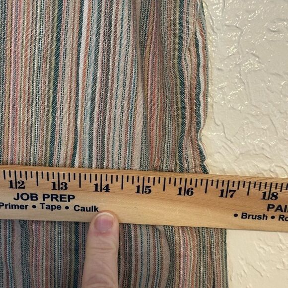 ANTHROPOLOGIE DREW  Linen Blend Striped Jumpsuit Romper MEDIUM SMALL - Picture 10 of 13